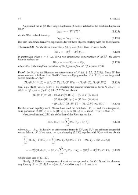 EQUATIONS OF ELASTIC HYPERSURFACES
