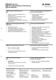 DEKRA Seminar LKW-Ladekranbedienerunterweisung nach BGR 500