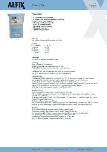 NormalFix - Alfix A/S