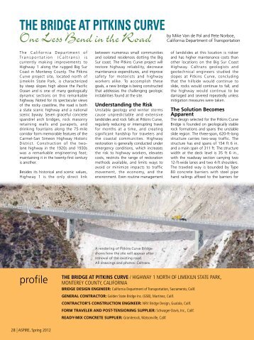 The Bridge at Pitkins - Aspire - The Concrete Bridge Magazine
