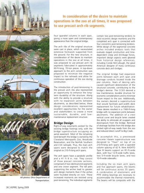 ASPIRE Spring 09 - Aspire - The Concrete Bridge Magazine