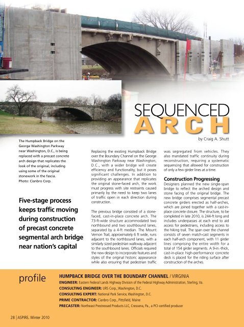 ASPIRE Winter 10 - Aspire - The Concrete Bridge Magazine