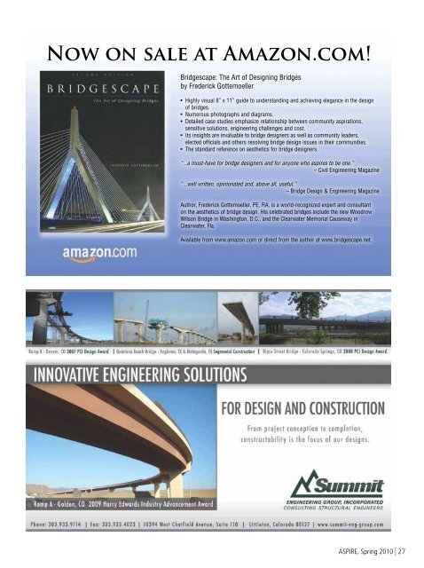 ASPIRE Spring 10 - Aspire - The Concrete Bridge Magazine