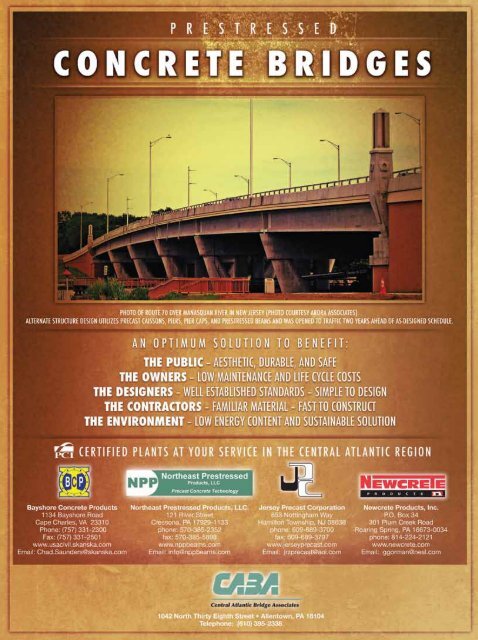ASPIRE Fall 2012 - Aspire - The Concrete Bridge Magazine
