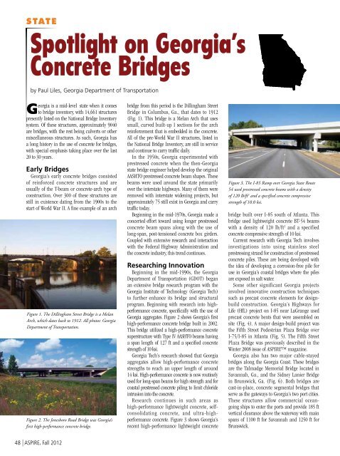 ASPIRE Fall 2012 - Aspire - The Concrete Bridge Magazine