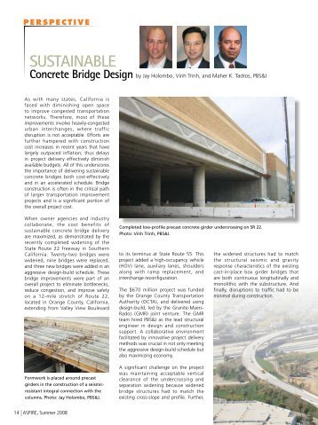 Perspective-Sustainabile Concrete Bridge Design - Aspire - The ...