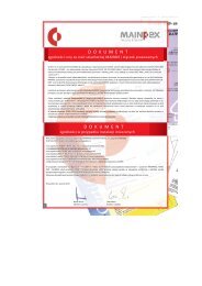 Certyfikaty przetlumaczone - Maincor