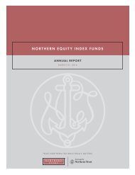 Equity Index Funds Annual Report - Northern Funds