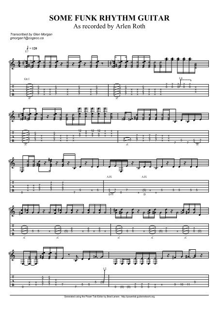 Funk rhythm deals