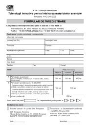 Formular de înregistrare