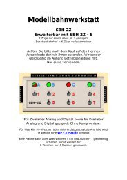 Modellbahnwerkstatt SBH 2Z Erweiterbar mit SBH 2Z - E