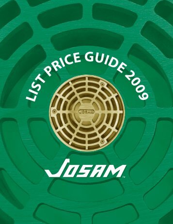 floor drains - Josam