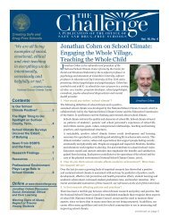 Jonathan Cohen on School Climate: Engaging the Whole ... - ED Pubs