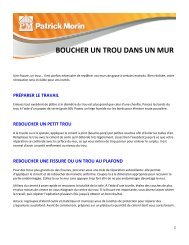 Document version PDF Boucher un trou.pdf - Patrick Morin