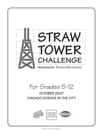 Straw Tower Challenge - Science Olympiad