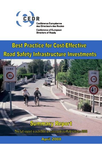 Best Practice for Cost-Effective Road Safety Infrastructure - CEDR
