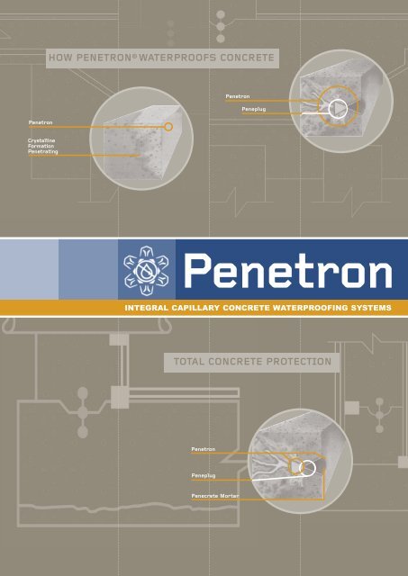 total concrete protection how penetronÂ®waterproofs concrete