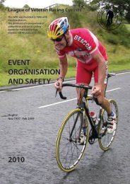 Event Organisation and Safety Manual (PDF) - LVRC
