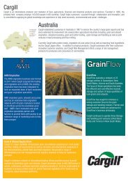 Cargill Australia Fact sheet - AWB Limited