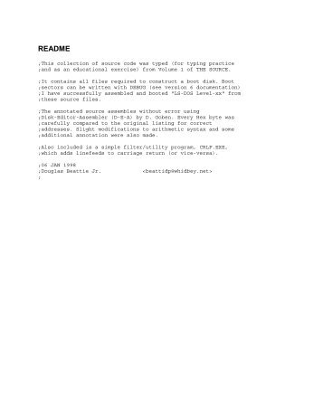 Acrobat - Tim Mann's Home Page