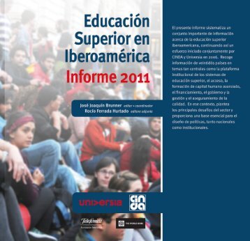 EducaciÃ³n SupErior En ibEroamÃ©rica â informE 2011 - Universia