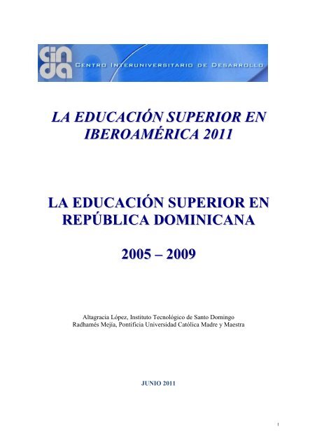 INFORME: EDUCACIÃN SUPERIOR EN IBEROAMÃRICA - Universia