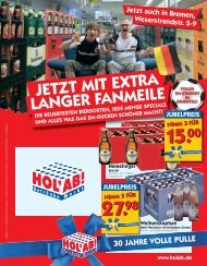 JETZT MIT EXTRA LANGER FANMEILE - Hol ab!