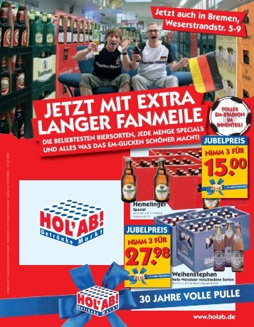 JETZT MIT EXTRA LANGER FANMEILE - Hol ab!