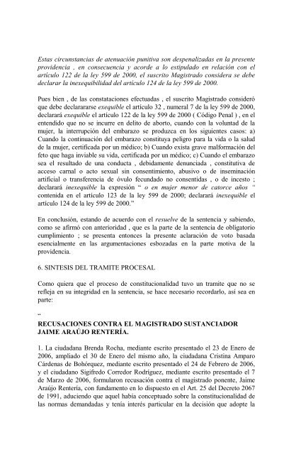 Sentencia C-355/06 EXCEPCION DE PLEITO PENDIENTE-No ...