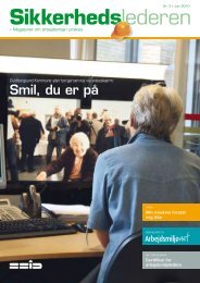 Sikkerhedslederen - ArbejdsmiljÃ¸net