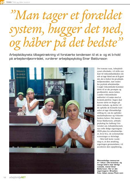 Medlemsblad nr. 2 2011 - ArbejdsmiljÃ¸net