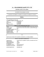 A. J. BLACKWOOD (AUST) PTY LTD - Briggate Medical Company