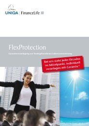 FlexProtection - FinanceLife Lebensversicherung AG