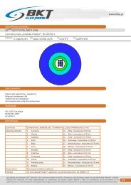 Kabel FO uniwersalny U-DQ(ZN)BH LSOH 1000N ... - BKT Elektronik