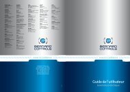 Guide de l'utilisateur - Bernard Controls