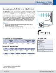 Product Data Sheet - Antenna