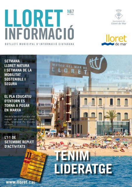 TENIM LIDERATGE - Ajuntament de Lloret de Mar