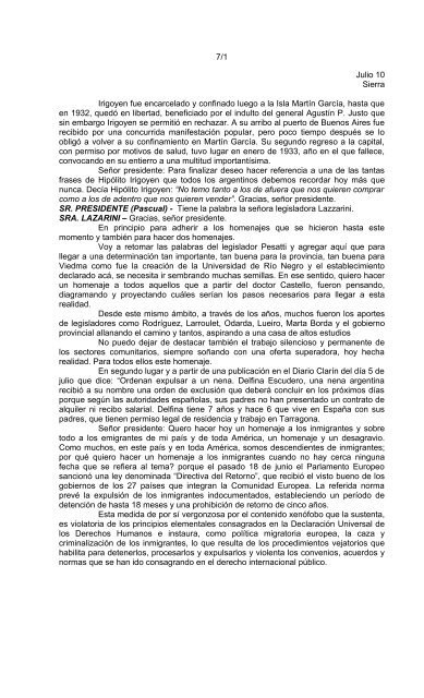 provincia de rio negro versión taquigráfica legislatura 37º periodo ...