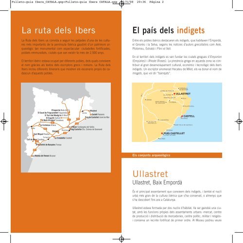 Fulletó.La Ruta dels Íbers (pdf) - Ajuntament de Lloret de Mar
