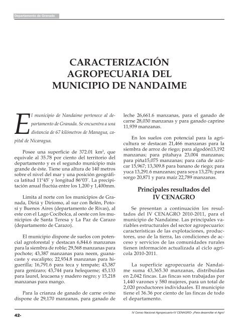 Departamento de Granada y sus municipios - magfor