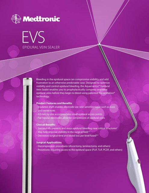 10- epidural vein sealer sell sheet.pdf - Medel