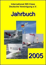 Jahrbuch - Deutsche 505er Klassenvereinigung