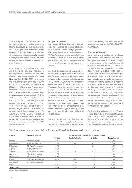 Estado y aprovechamiento sostenible de la caoba en Centroamérica