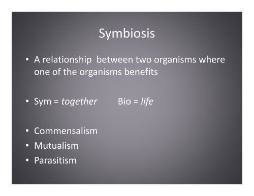 Populations and Communities Chapter 48