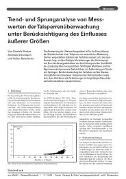 Trend- und Sprunganalyse von Mess- werten der ... - Talsperren