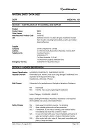 MATERIAL SAFETY DATA SHEET ZOFF MSDS ... - Smith & Nephew