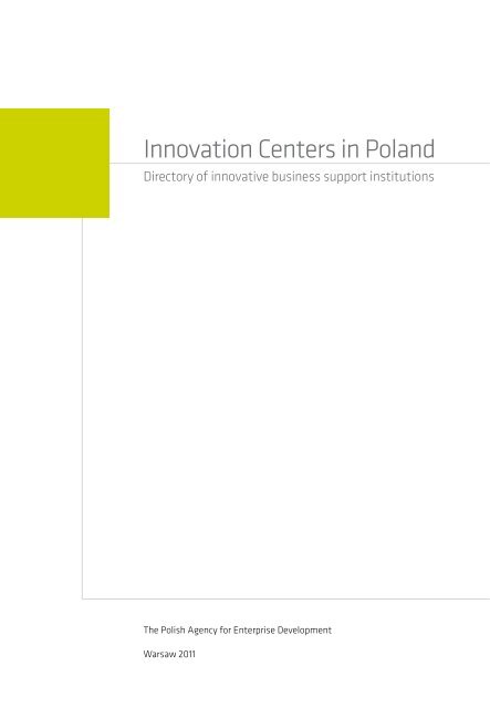 Innovation Centers in Poland - Portal Innowacji