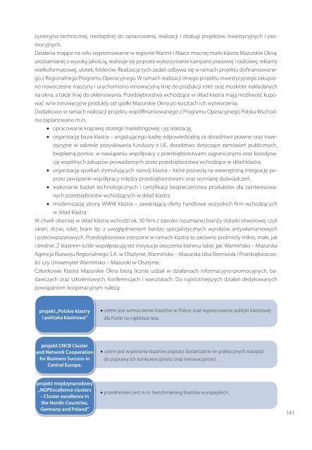 Inicjatywy klastrowe: skuteczne dziaÅanie i strategiczny rozwÃ³j (pdf)