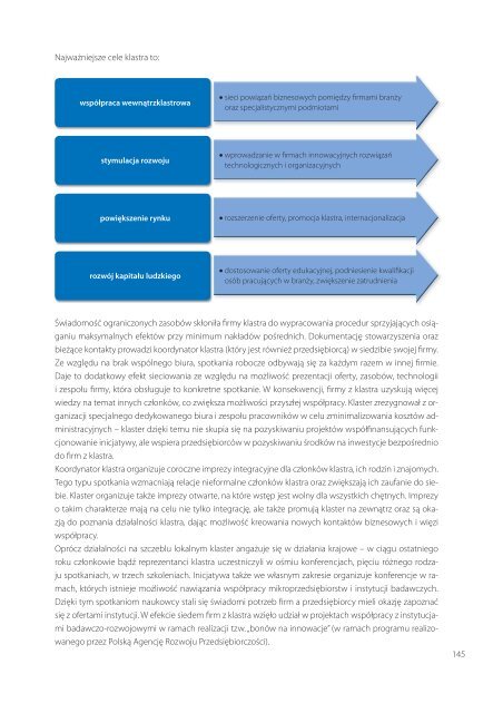 Inicjatywy klastrowe: skuteczne dziaÅanie i strategiczny rozwÃ³j (pdf)