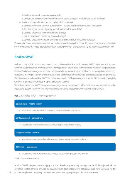 Inicjatywy klastrowe: skuteczne dziaÅanie i strategiczny rozwÃ³j (pdf)